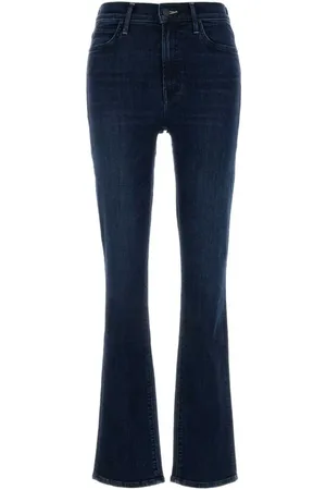 Mother Jeans, Dame, Blå, W29, Denim, Stræk Denim Rascal Skimp Jeans