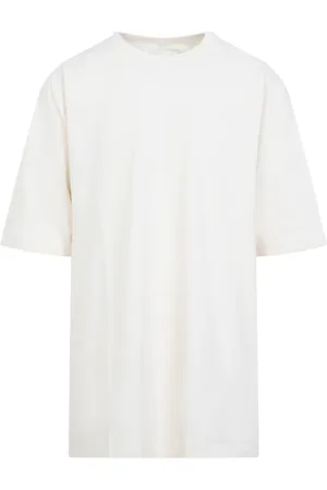 Rick Owens Top, Herre, Hvid, S, Bomuld, Natural Jumbo T-Shirt
