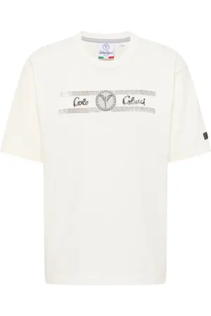 Carlo Colucci Top, Herre, Blå, XS, Oversize Tee Shirt