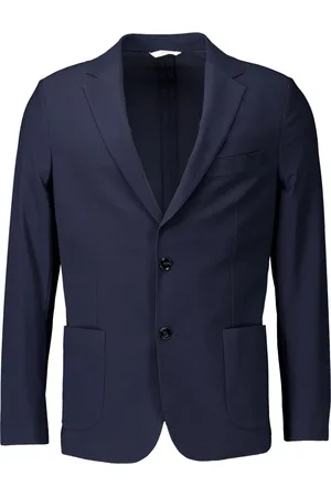 Gentiluomo Jakke, Herre, Blå, 3XL, Uld, Mørkeblå G2018-960 Stilfuld Jakke