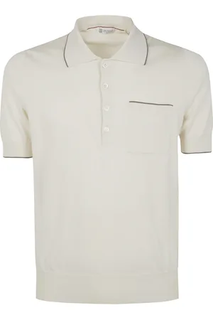Brunello Cucinelli Top, Herre, , XL, Klassisk Polo Skjorte til Mænd