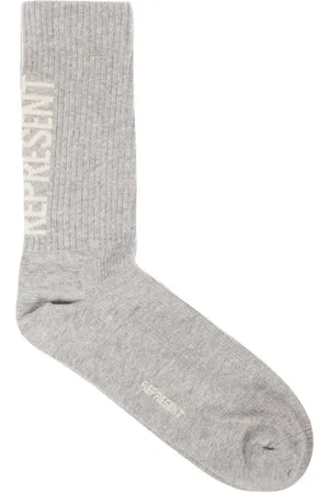 Represent Undertøj, Herre, Grå, ONE SIZE, Bomuld, Logo Bomuldsstrømper