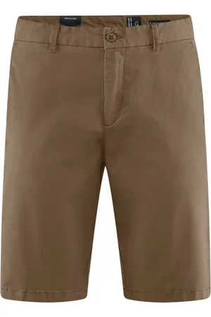 Bomboogie Shorts, Herre, Brun, W29, Bomuld, Chino Bermuda Shorts i Gabardine