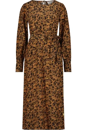 Fabienne Chapot Kjole, Dame, Brun, XL, Daria Dress
