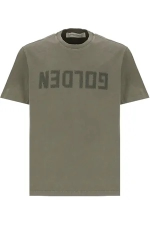 Golden Goose Top, Herre, Grøn, XL, Bomuld, Grøn T-shirt med stjerner
