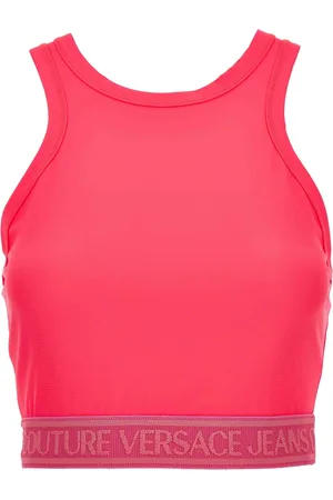 VERSACE Top, Dame, Lyserød, 2XS, Fuchsia Top til Kvinder