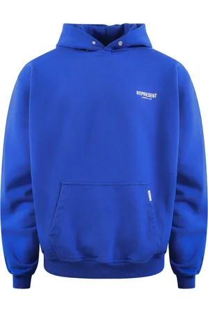 Represent Sweathshirts & Hoodies, Herre, Blå, XL, Bomuld, Owners Club Hættetrøje