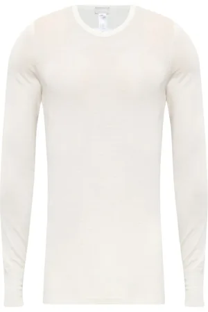 Hanro Top, Herre, , L, Uld, T-shirt med lange ærmer