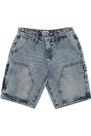 Guess Shorts, Herre, Blå, W36, Denim, Tømrerstil Denim Shorts