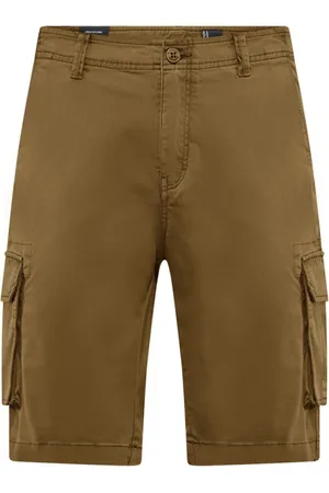 Bomboogie Shorts, Herre, , W31, Bomuld, Cargo Bermuda Shorts i bomuldsgabardin