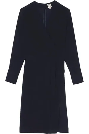 Inès de la Fressange Kjole, Dame, Blå, 2XS, Polyester, Navy Blida dress