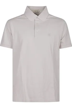 Etro Top, Herre, Hvid, XL, Polo T-shirt med print og korte ærmer