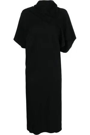 Rick Owens Kjole, Dame, Sort, S, Seb Midi Kjole