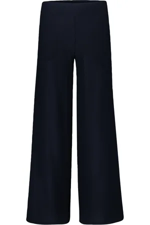 Vera Mont Bukser, Dame, Blå, 2XL, Bred Ben Moderne Pasform Bukser