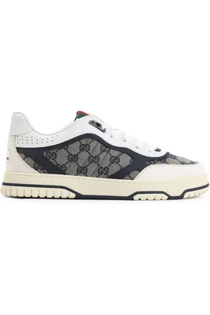 Gucci Sko, Herre, Flerfarvet, 43 EU, Bomuld, Re-Web Sneakers
