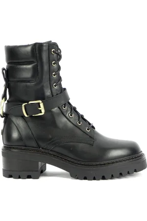 Bervicato Sko, Dame, Sort, 38 EU, Uld, Laced ankelstøvler