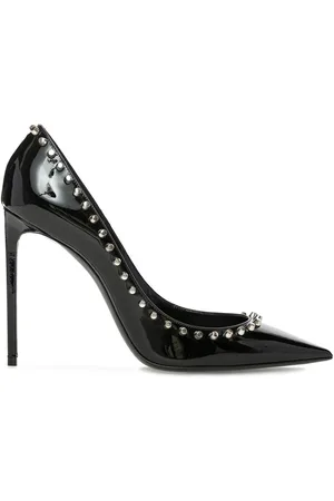 Saint Laurent Sko, Dame, Sort, 35 EU, Elegante sorte pumps
