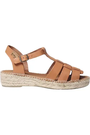 Toni Pons Sko, Dame, Brun, 39 EU, Flade sandaler