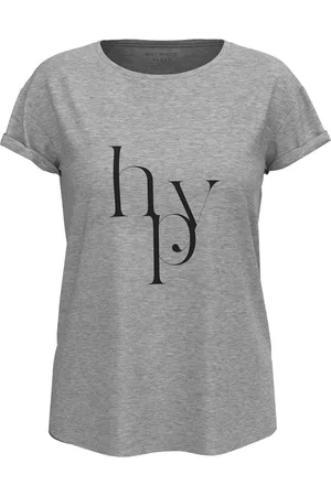 Betty Barclay Top, Dame, Grå, S, Bambus, Rynket rund hals T-shirt