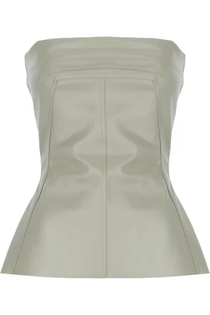 Rick Owens Top, Dame, Grøn, XS, Bomuld, Grøn Bomuldstop