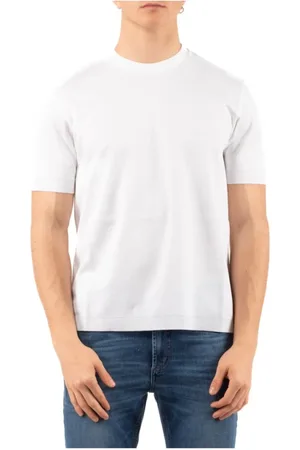 HERNO Top, Herre, Hvid, S, Uld, Stilfuld Strik Top