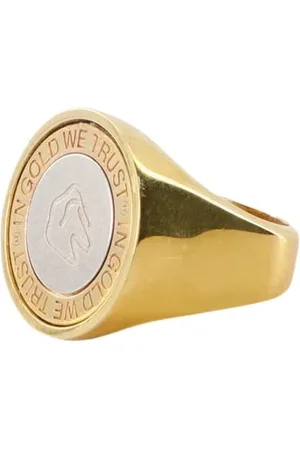 In Gold We Trust Tilbehør, Herre, Gul, S, Uld, Rings