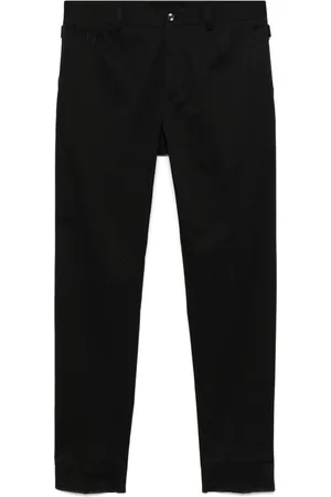 Dolce & Gabbana Bukser, Herre, Sort, 3XL, Afslappede Slim Fit Bukser