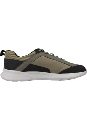 Geox Sko, Herre, Grøn, 42 EU, Uld, Stilfulde Sneakers til Mænd