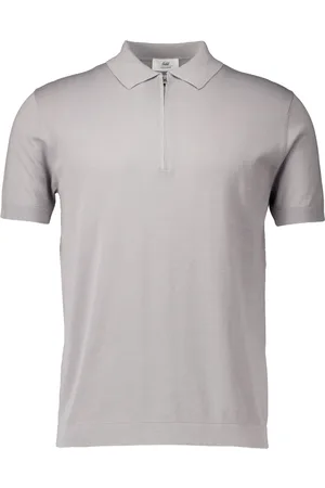 Gentiluomo Top, Herre, Grå, M, Grå Polo Skjorte Klassisk Stil