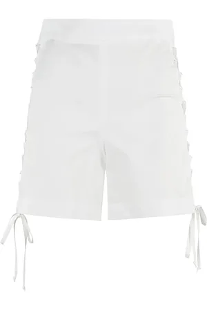 FEDERICA TOSI Shorts, Dame, Hvid, S, Elegant Sort Kjole til Kvinder