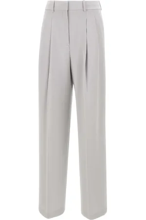 THEORY Bukser, Dame, Grå, XS, Uld, Japansk Admiral Crepe Bukser