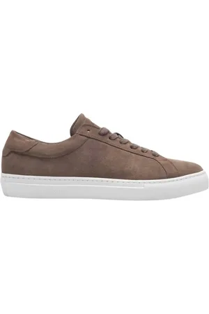 Les Deux Sko, Herre, Brun, 42 EU, Suede, Theodor Suede Sneakers