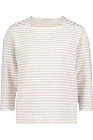 Betty & Co Top, Dame, , XL, Stribet skjorte med bådhals