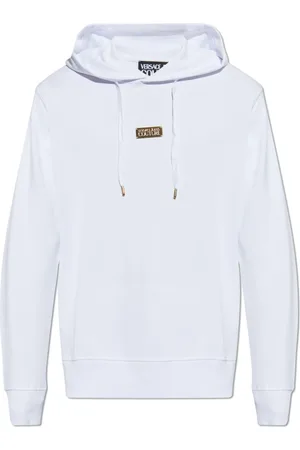 VERSACE Sweathshirts & Hoodies, Herre, Hvid, L, Bomuld, Sweatshirts & Hoodies