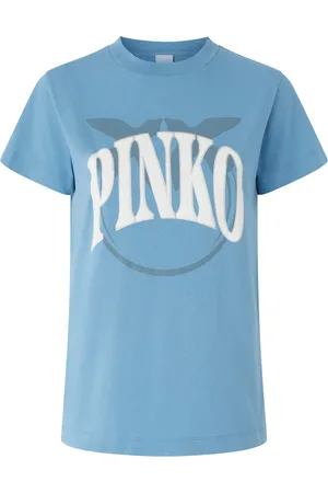 Pinko Top, Dame, Blå, S, Start T-shirt Art. 101752A2Ct