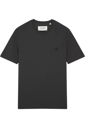 Lyle & Scott Top, Herre, Grå, XL, Bomuld, Tonal Eagle T-shirt