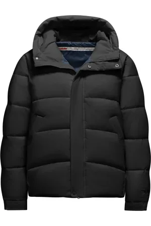 Invicta Jakke, Herre, Sort, XL, Uld, Sort hættet jakke