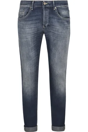 Dondup Jeans, Herre, Blå, W35, Bomuld, Skinny Stretch Jeans med fem lommer