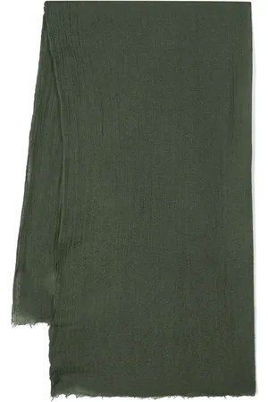 Rick Owens Tilbehør, Herre, Grøn, ONE SIZE, Uld, Pashmina Tørklæde