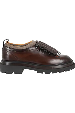 santoni Sko, Herre, Brun, 42 EU, Læder, Alpine Lædersko