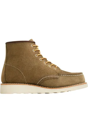 Red Wing Sko, Dame, Grøn, 35 1/2 EU, Læder, Læder Ankelstøvle med Snøre