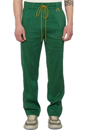 Rhude Bukser, Herre, Grøn, L, Linen Blend Bukser