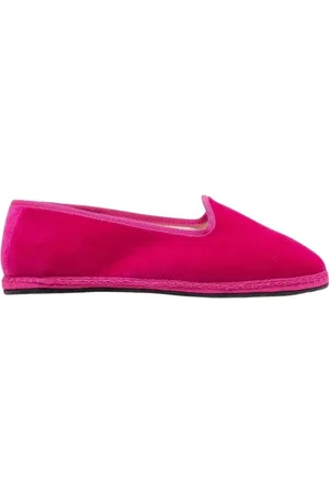 Scarosso Sko, Dame, Lyserød, 35 EU, Bomuld, Valentina Cyclamen Velour Hjemmesko