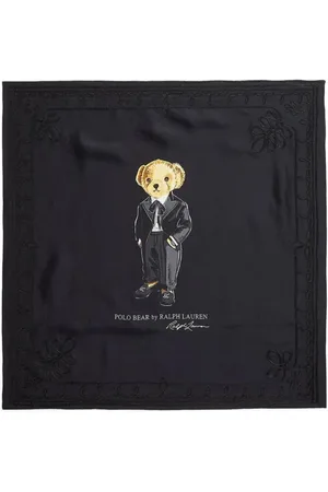 Ralph Lauren Tilbehør, Dame, Sort, ONE SIZE, Læder, Sorte tørklæder