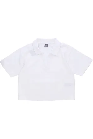 PUMA Top, Dame, Hvid, XS, Streetwear Polo Tee til kvinder