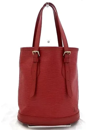 LOUIS VUITTON Pre-owned, Dame, Rød, ONE SIZE, Uld, Pre-owned Laeder louis-vuitton-tasker