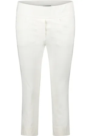 Betty Barclay Bukser, Dame, Hvid, 3XL, Komfort Stretch Fritidsbukser