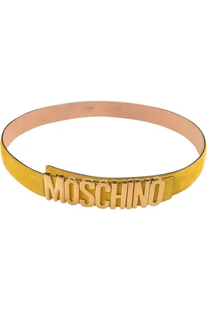 Moschino Tilbehør, Dame, Gul, 90 CM, Uld, Stilfulde Bælter Samling