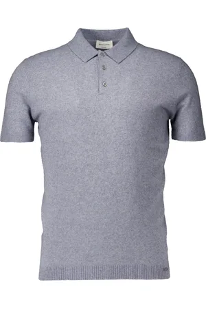 Gentiluomo Top, Herre, Grå, M, Grå Polo Skjorte