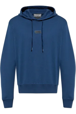 VERSACE Sweathshirts & Hoodies, Herre, Blå, 2XL, Bomuld, Sweatshirts & Hoodies